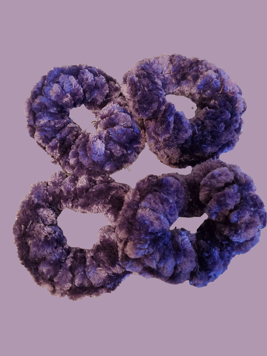 Plum Scrunchies