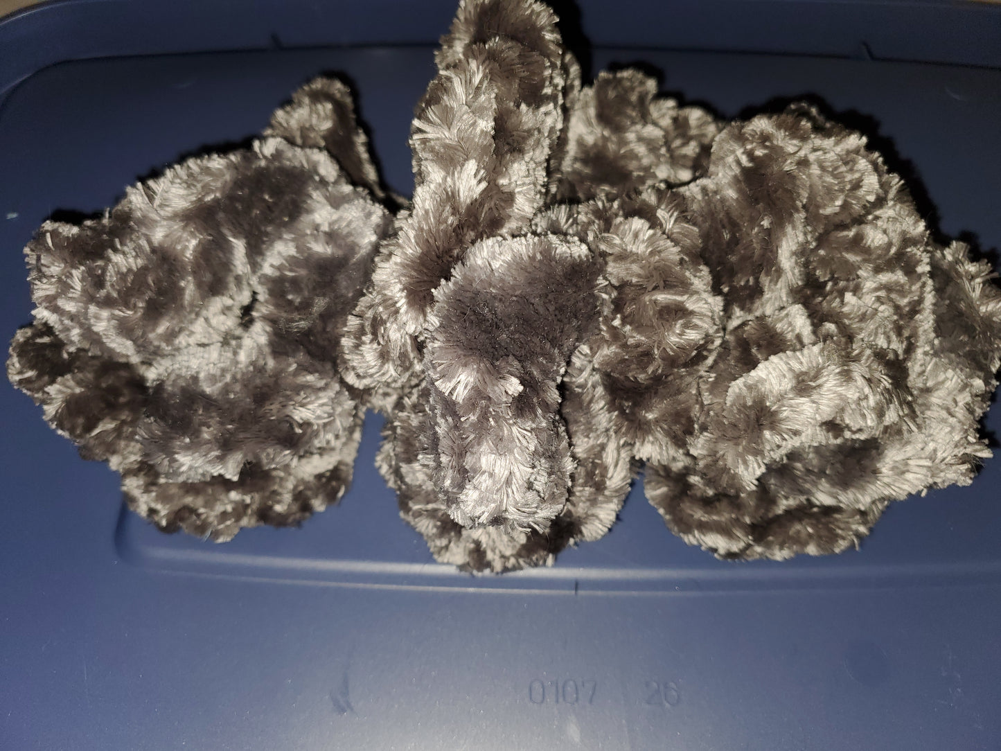 Thin Gray Scrunchie