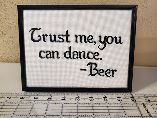 You can dance! Cross Stitch