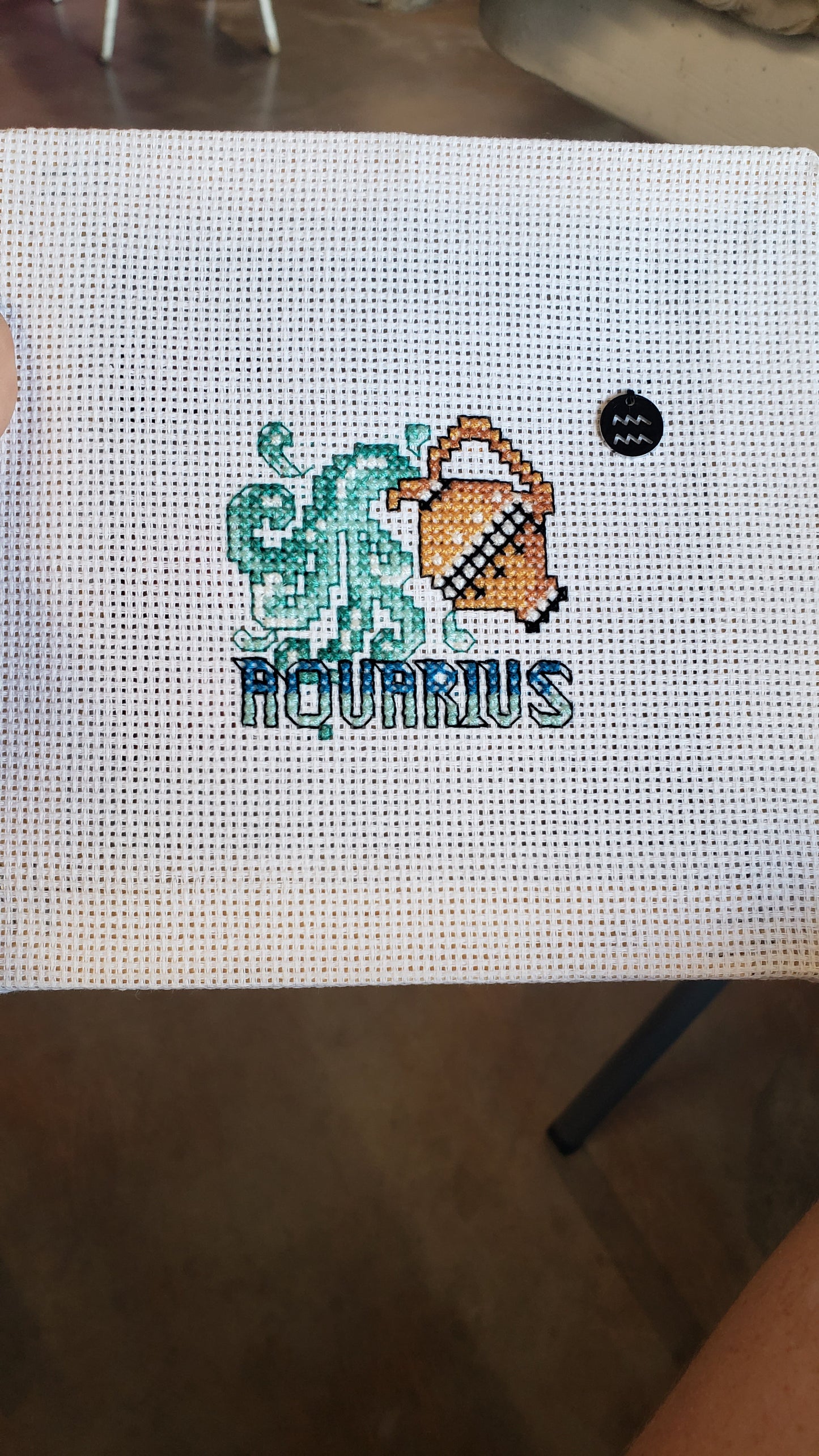 Aquarius Cross Stitch