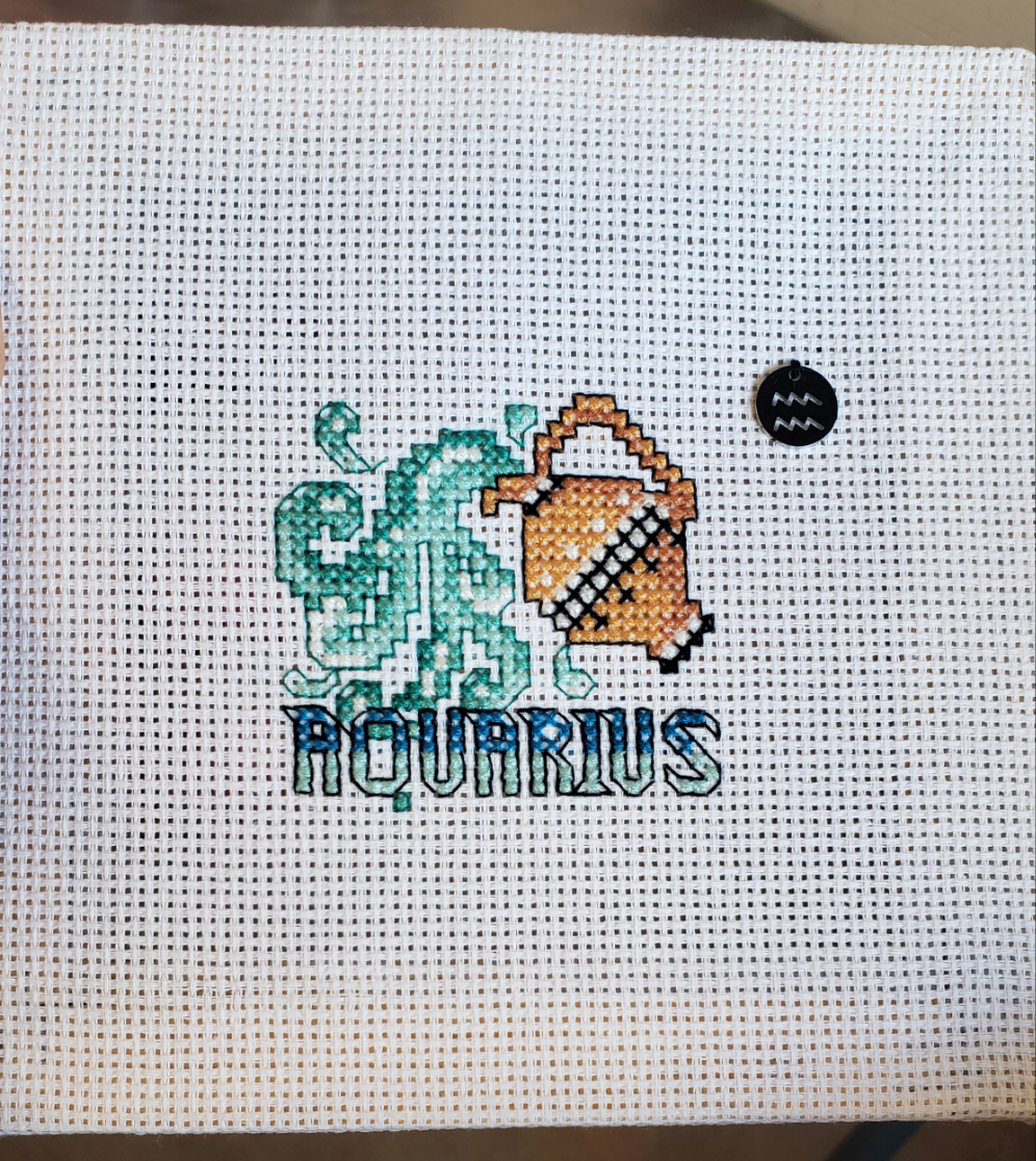 Aquarius Cross Stitch