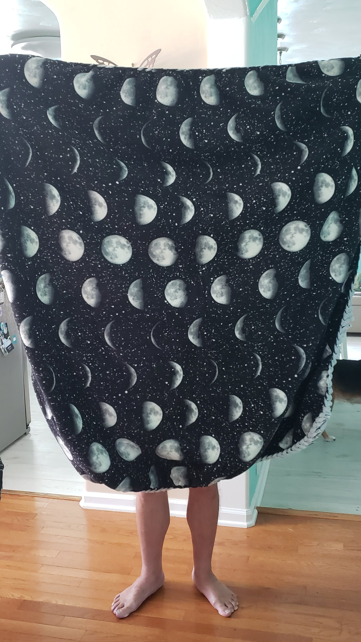 Moon Phases Braied Blanket