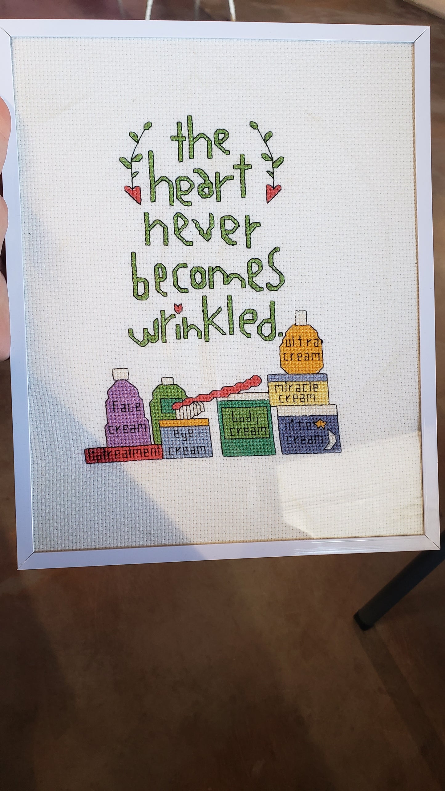 Wrinkles Cross Stitch