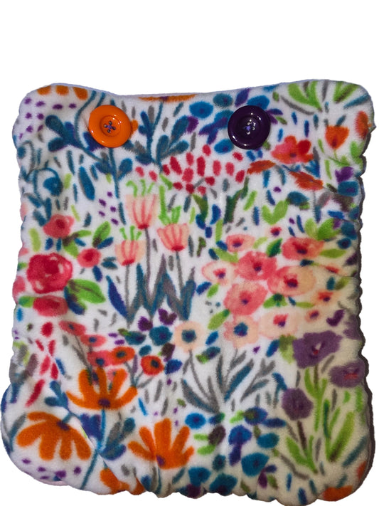 Flowers Book Pouch-Top Opening