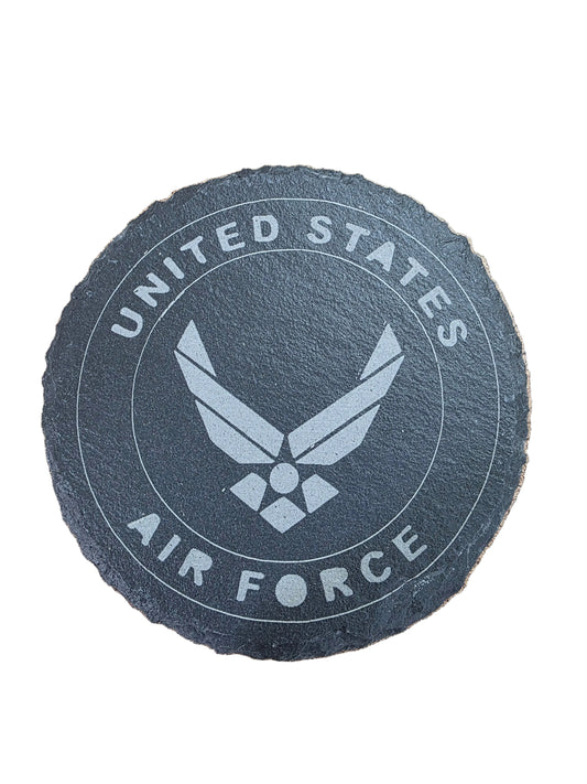 Air Force A- Circle Slate Coaster