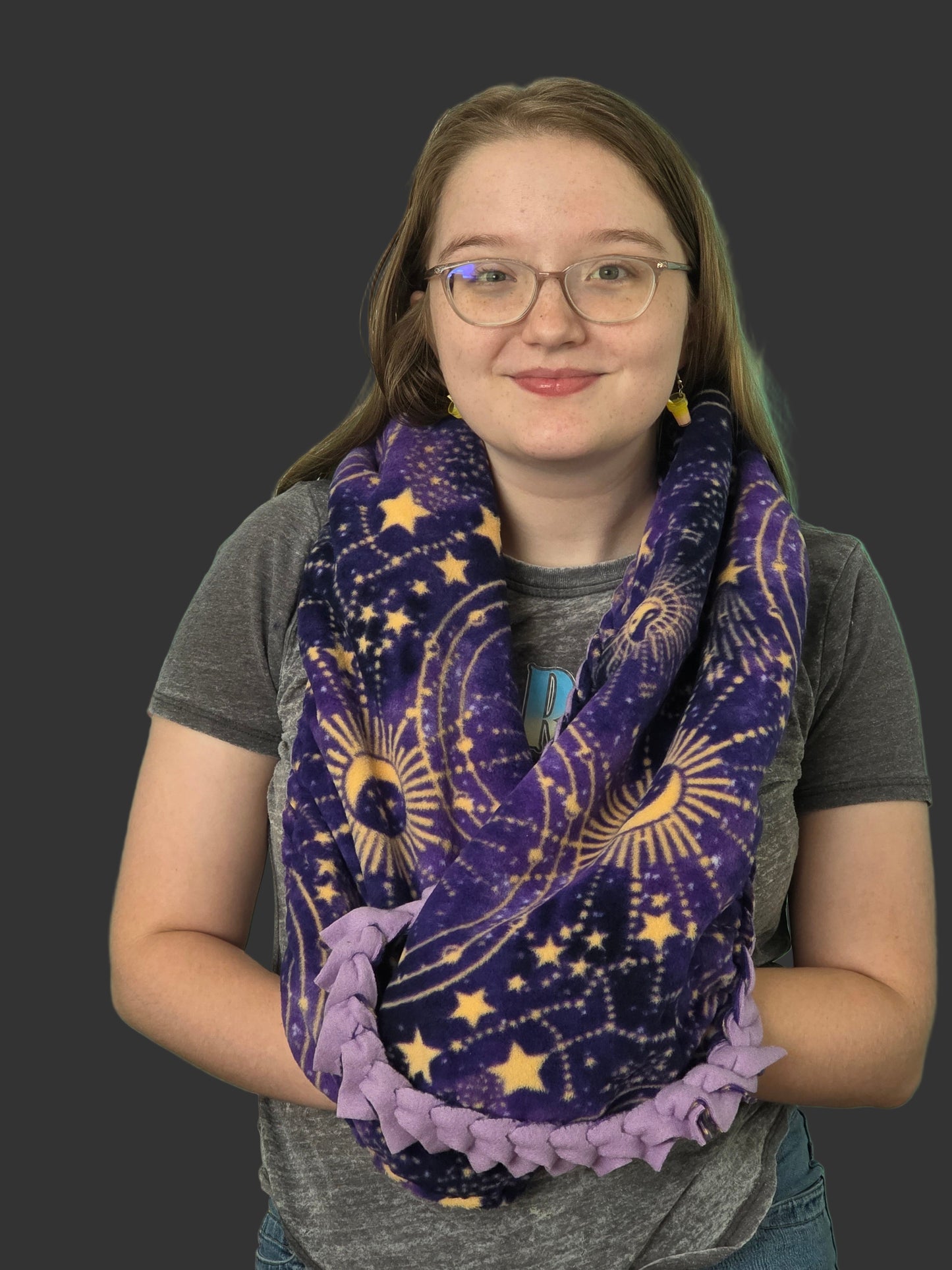 Purple Celestial Scarf