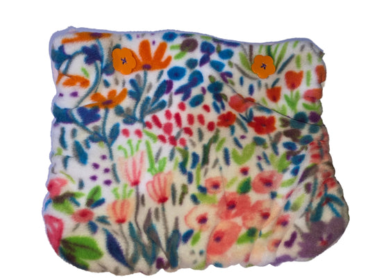 Flowers Book Pouch - Side Opening